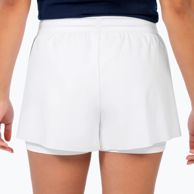 Női teniszshort Tecnifibre Team Stretch Short W white 4