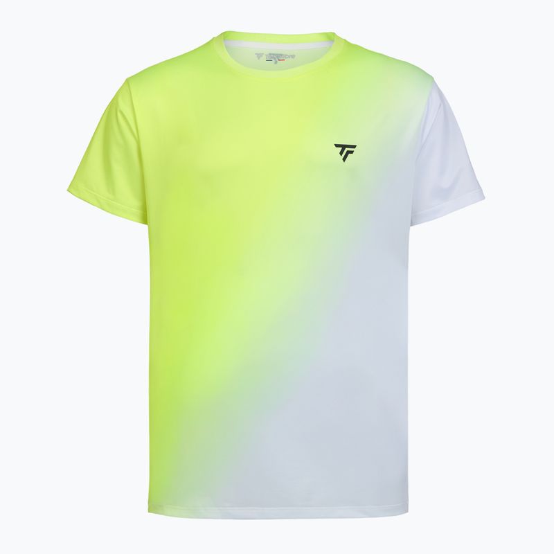 Férfi teniszpóló Tecnifibre X-Loop Tee white/yellow 4