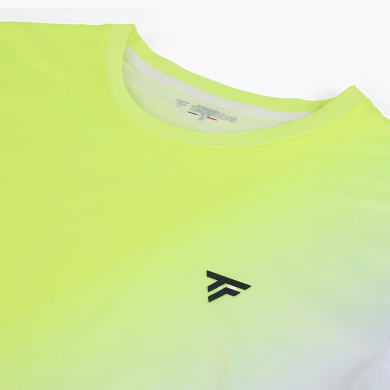 Férfi teniszpóló Tecnifibre X-Loop Tee white/yellow 6