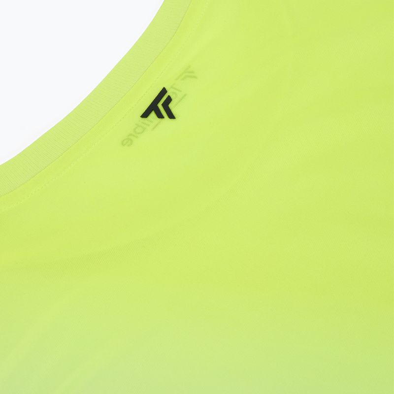Férfi teniszpóló Tecnifibre X-Loop Tee white/yellow 7