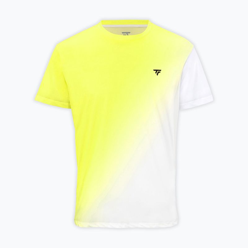 Férfi teniszpóló Tecnifibre X-Loop Tee white/yellow 4