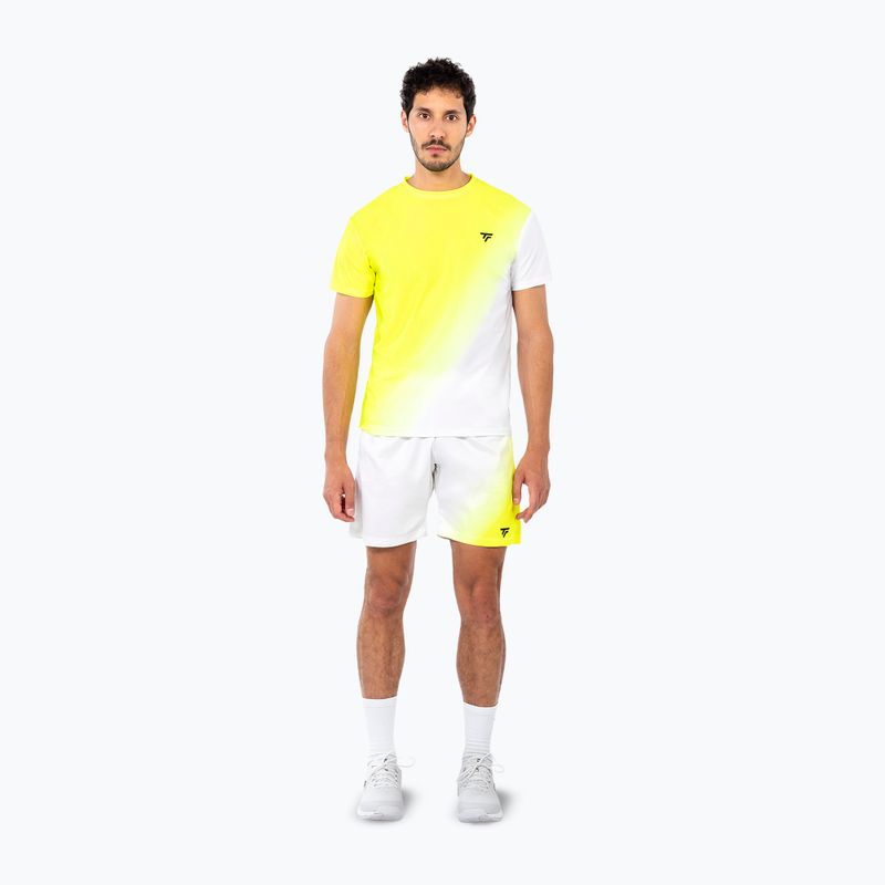 Férfi tenisznadrág Tecnifibre X-Loop white/yellow 2