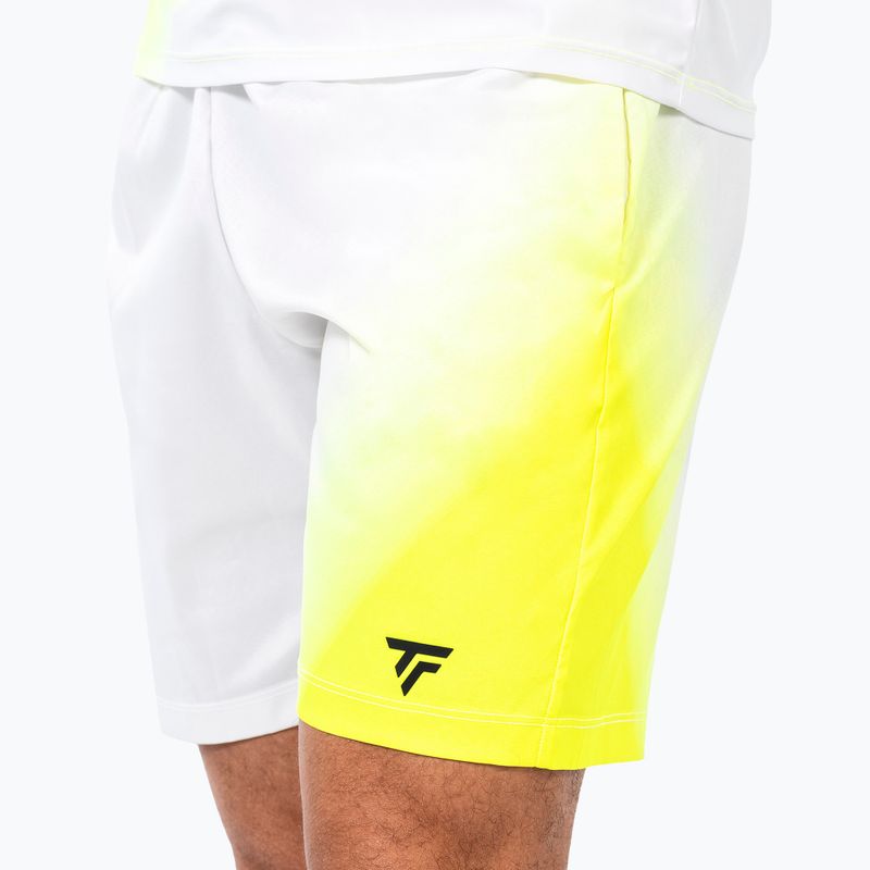 Férfi tenisznadrág Tecnifibre X-Loop white/yellow 4