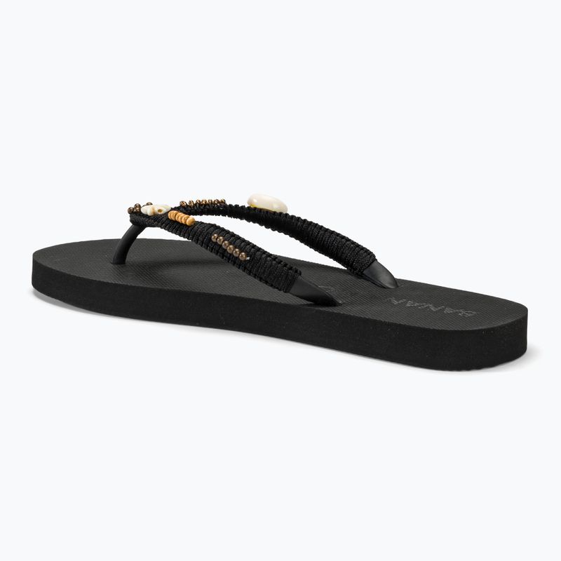 Banana Moon Luceros Tahuata noir Damsie flip flopszok 3