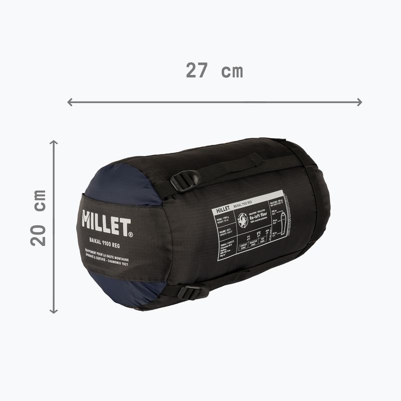 Millet Baikal 1100 Regular saphir hálózsák 5