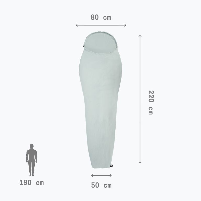 Millet Baikal Liner magasan emelkedő hálózsákbetét 3