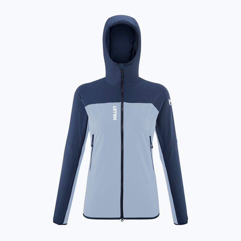 Női softshell dzseki Millet Fusion XCS Hoodie iceberg/saphir