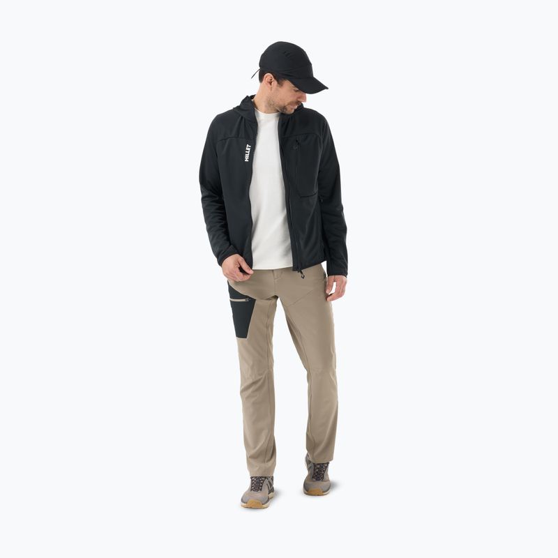 Férfi trekking pulóver Millet Lokka Hoodie III black 2