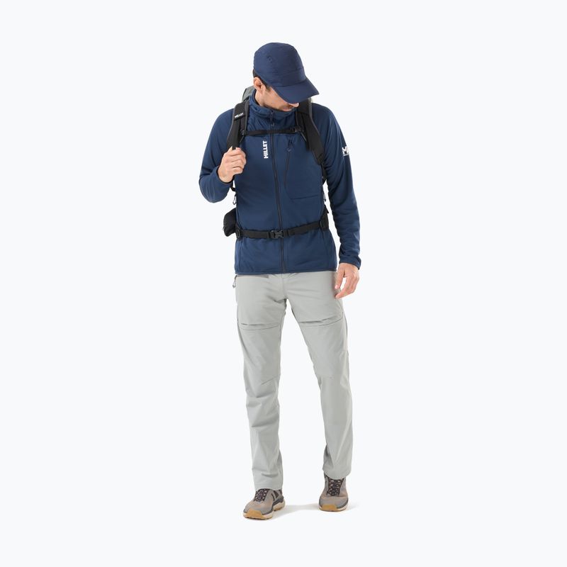 Férfi trekking pulóver Millet Lokka Hoodie III sapphire 2