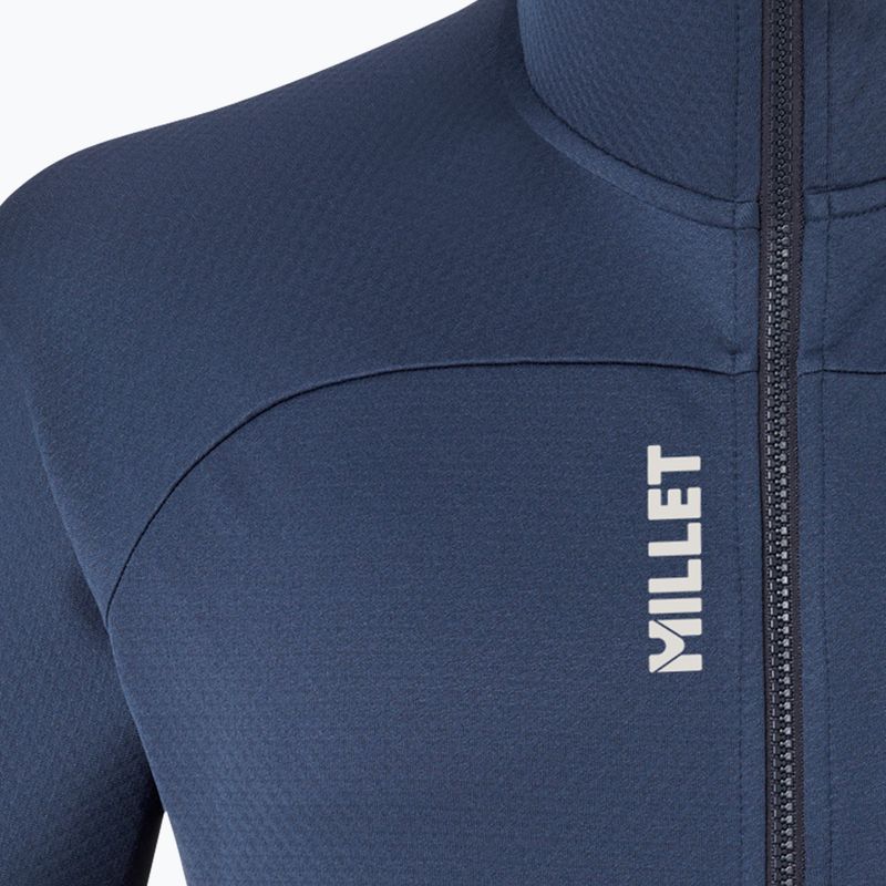Férfi trekking pulóver Millet Lokka Hoodie III sapphire 7