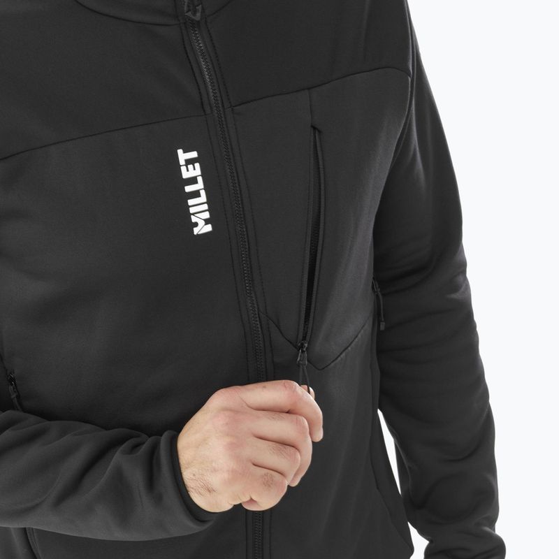 Férfi pulóver Millet Seneca Fleece black/noir 4