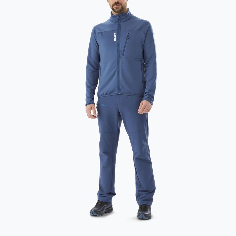 Férfi pulóver Millet Seneca Fleece dark denim 2