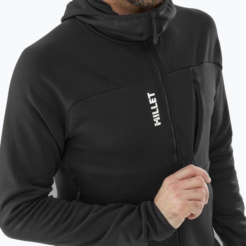 Férfi pulóver Millet Seneca Fleece Hoodie black 4
