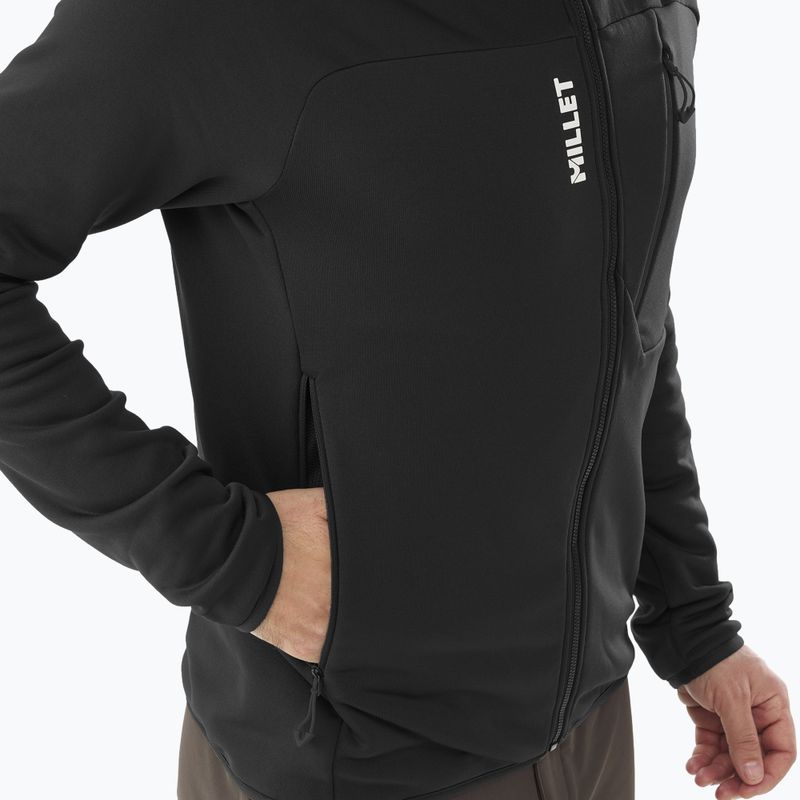 Férfi pulóver Millet Seneca Fleece Hoodie black 5