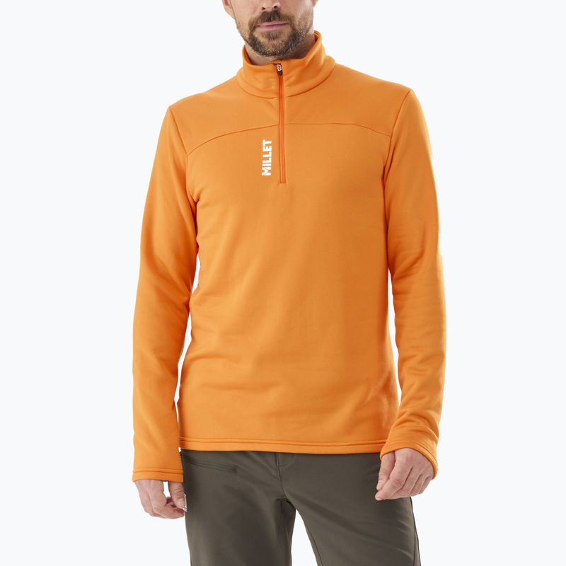 Férfi pulóver Millet Seneca Fleece Po maracuja