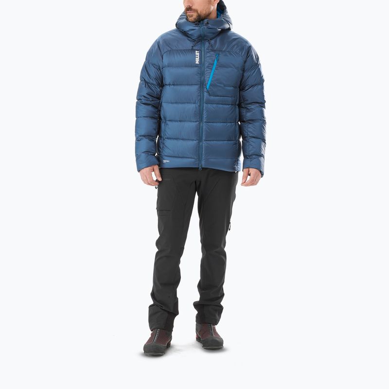 Férfi pehelydzseki Millet Magma Down dark denim 2