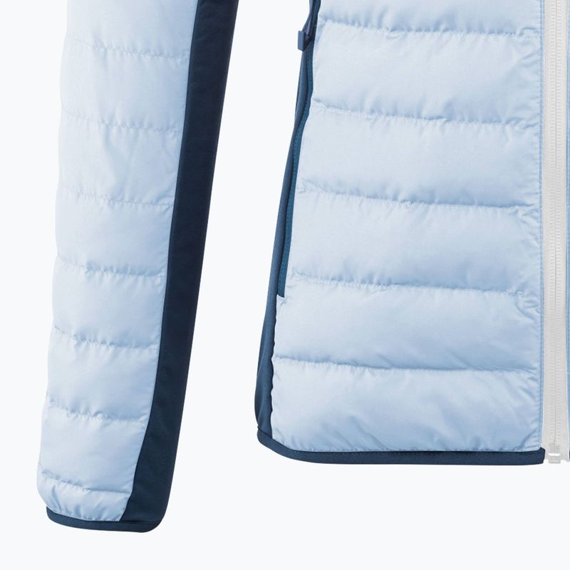 Női bélelt kabát Millet Fitz Roy Warm Hoodie iceberg/ dark denim 3