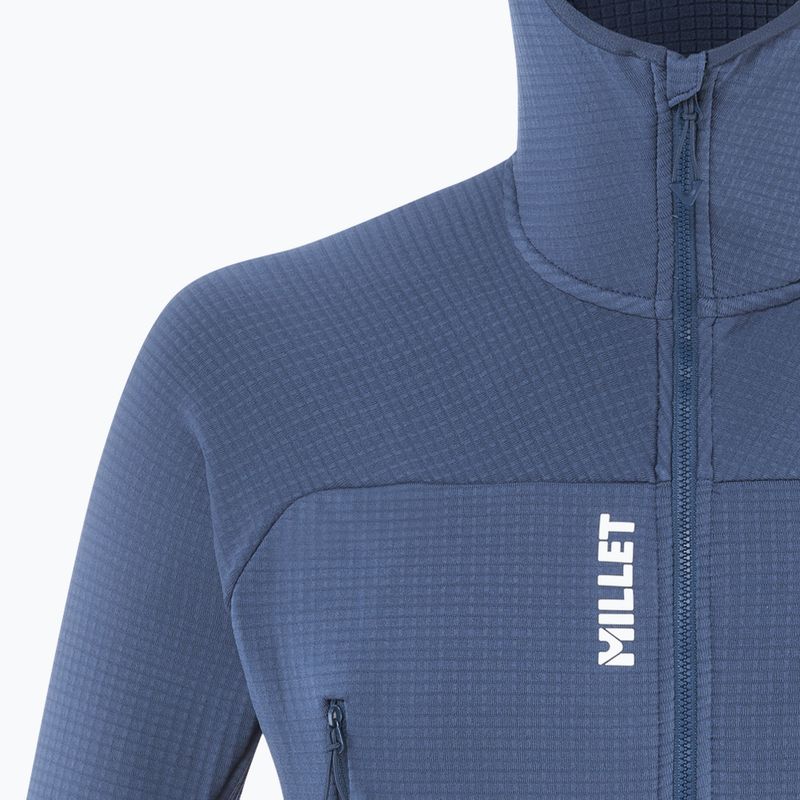 Férfi Millet Fusion Grid kapucnis pulóver sötét farmer 6