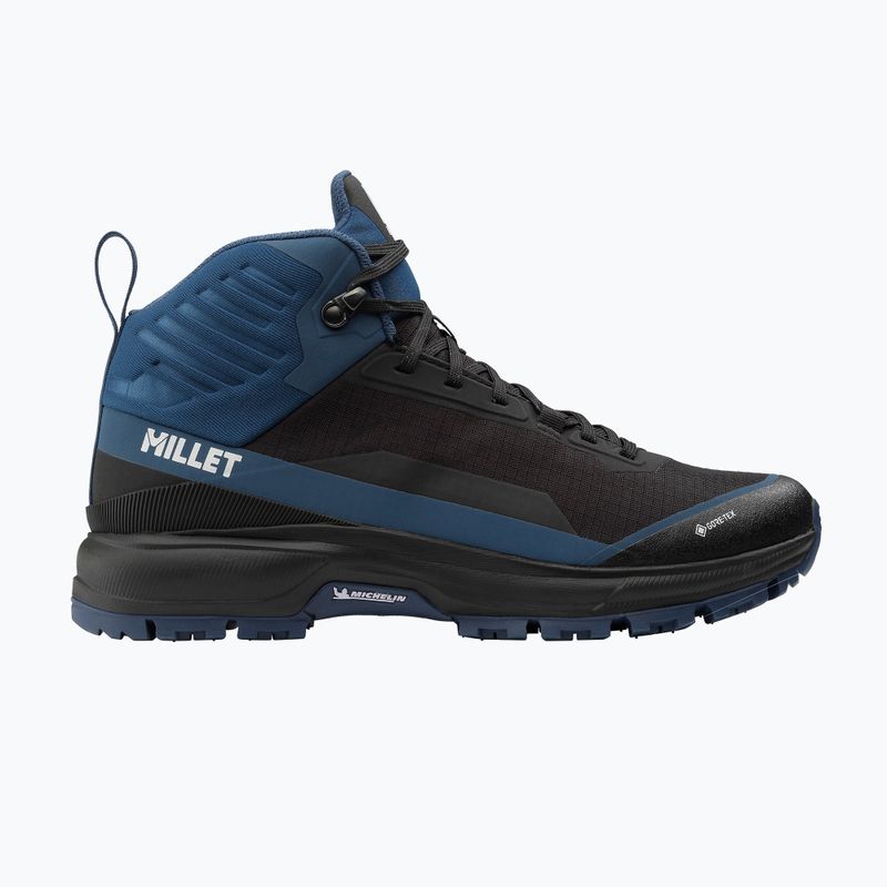 Férfi túrabakancs Millet Wanaka Mid GTX fekete/ sötét farmer 2