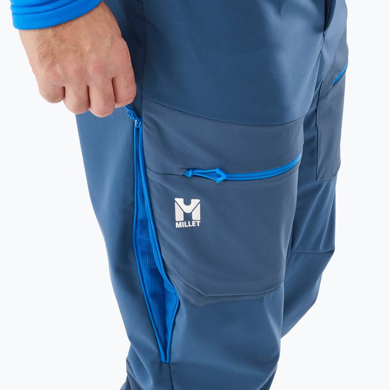 Férfi túrasí nadrág Millet M White Shield navy blue 6
