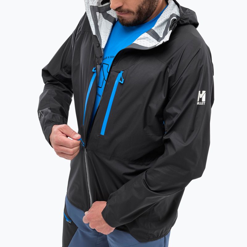 Férfi esőkabát Millet Wanaka Light 2.5L black 3
