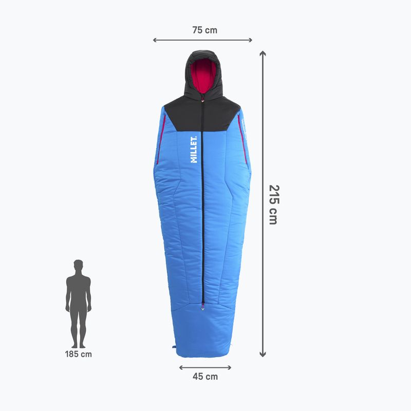 Hálózsák Millet Bossons -10 Regular icon blue/black 4