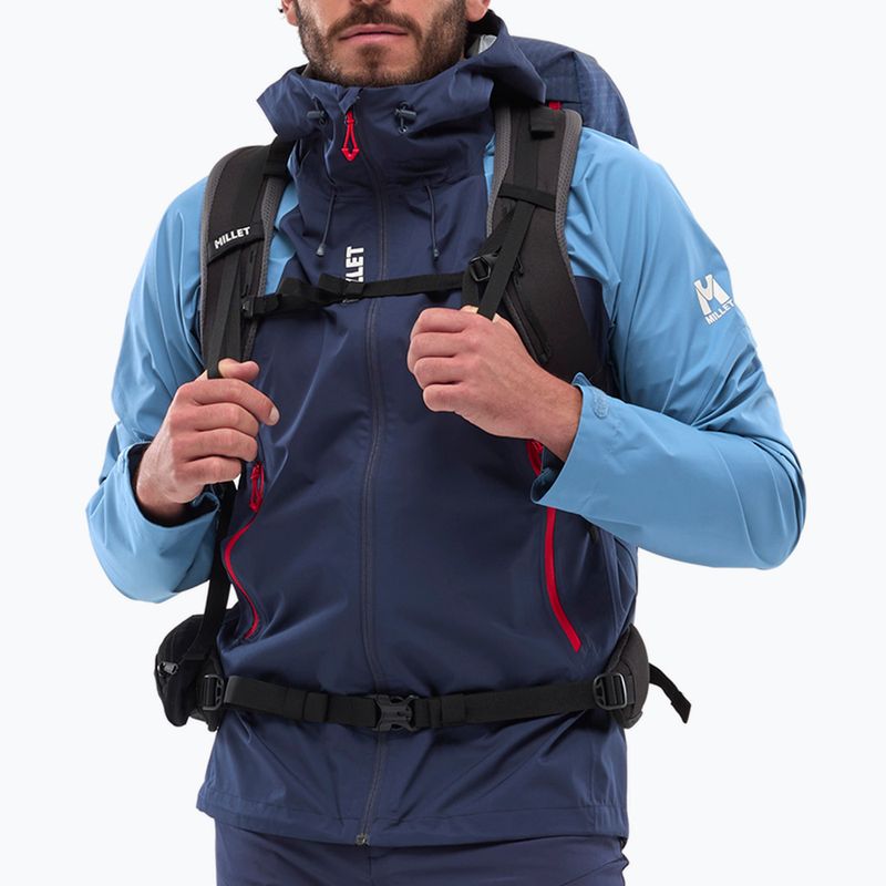Férfi esőkabát Millet Fitz Roy saphir/coronet kék
