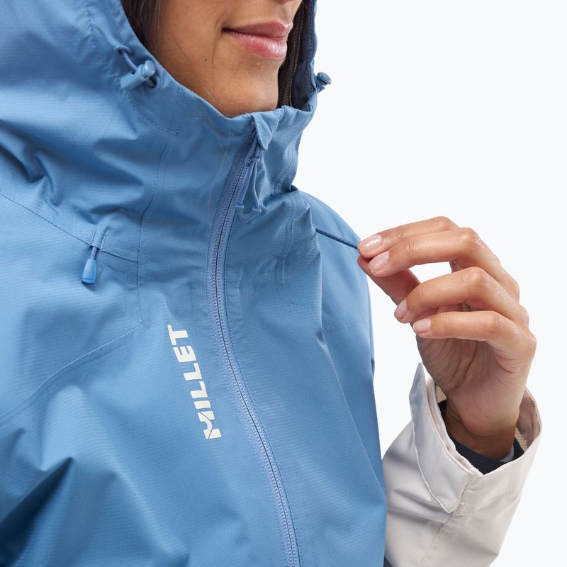 Női esőkabát Millet Fitz Roy vanília krém/koronett 8