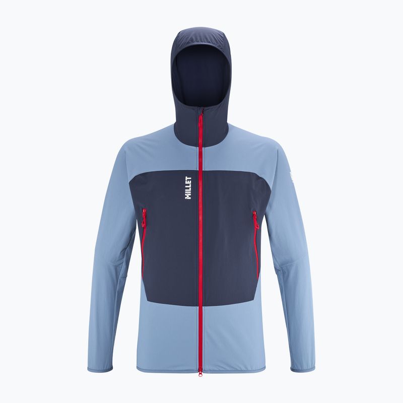 Férfi softshell dzseki Millet Fusion XCS Hoodie koronakék/szafír 8