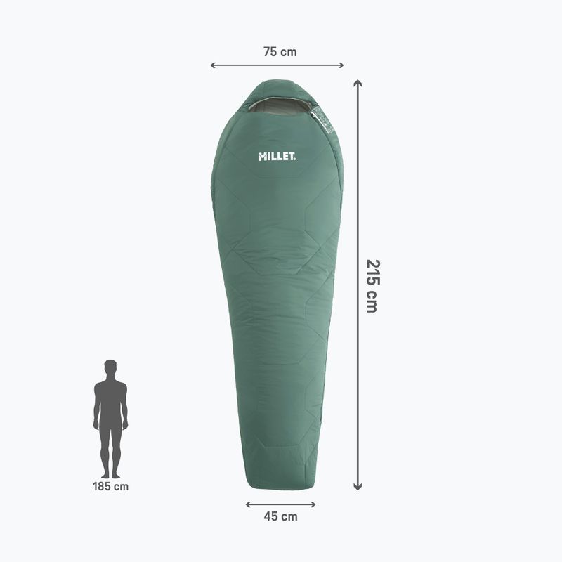 Millet Baikal 750 Regular palackos hálózsák 4