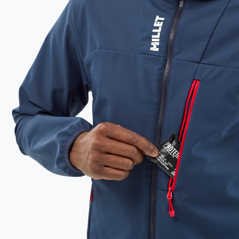 Férfi softshell dzseki Millet Seneca Shield Hoodie saphir 8