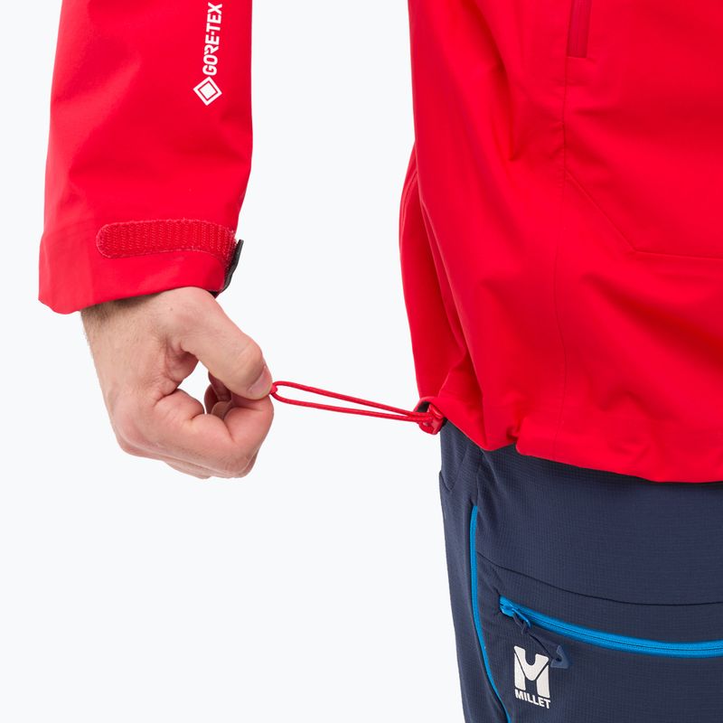 Férfi esőkabát Millet Kamet Gore-Tex red 9
