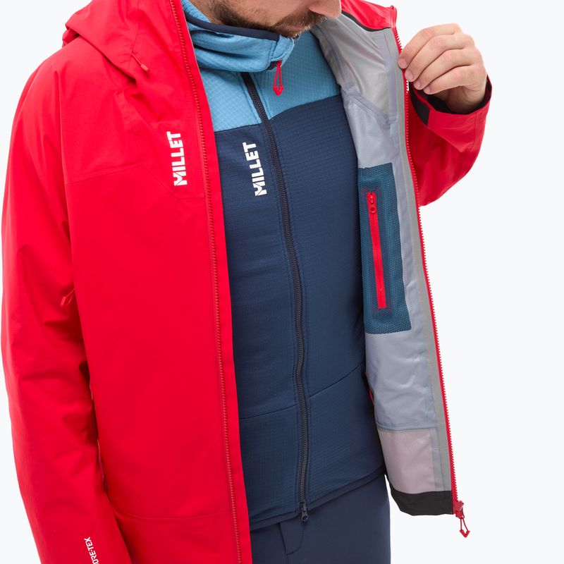 Férfi esőkabát Millet Kamet Gore-Tex red 10