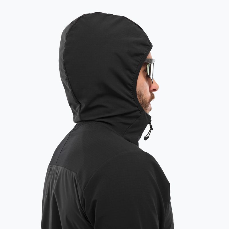 Férfi hibrid kabát Millet Seneca Hybrid Hoodie Softshell black 5