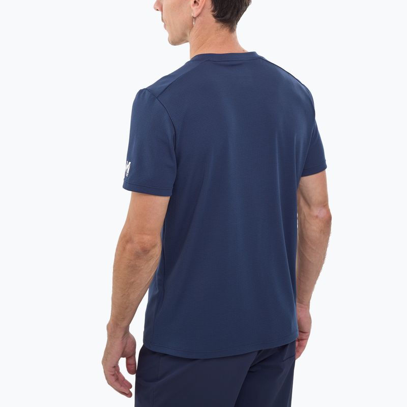 Férfi póló Millet Fusion sapphire/sapphire 3