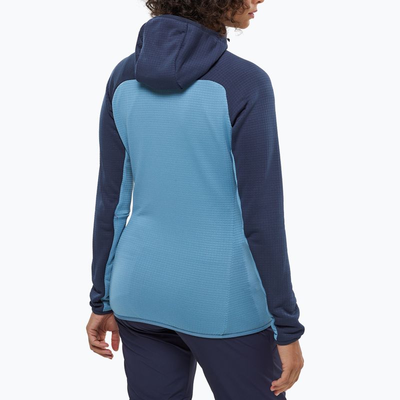 Női pulóver Millet Fusion Grid Hoodie coronet blue/saphir 3