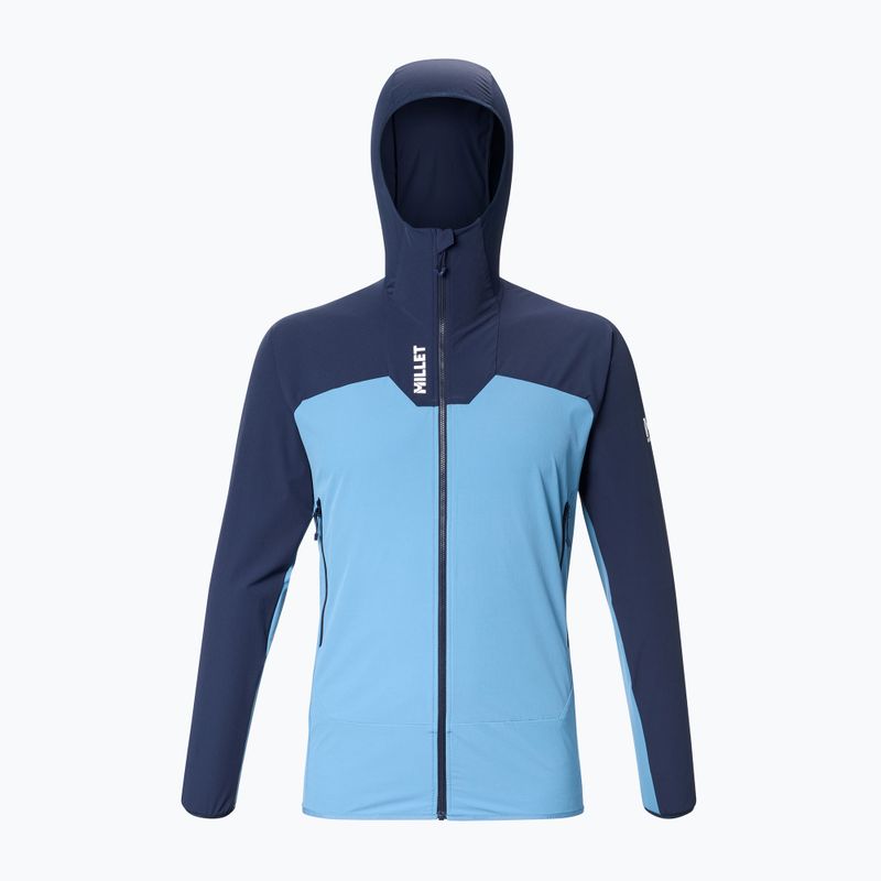 Férfi softshell dzseki Millet Kamet Xcs Light Hoodie coronet blue/saphir 6