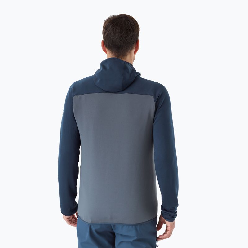 Férfi pulóver Millet Seneca Fleece Hoodie saphir/shadow blue 3