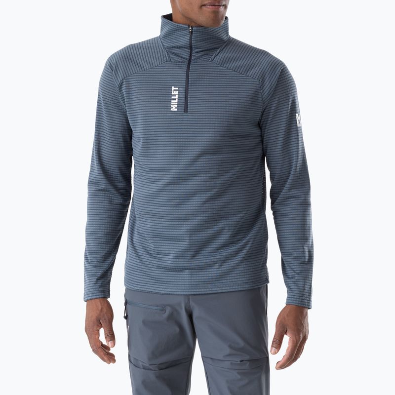 Férfi polár pulóver Millet Parmelan Light Fleece shadow blue