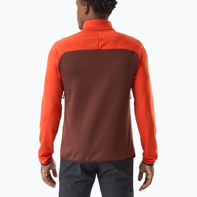 Férfi pulóver Millet Seneca Fleece truffle/paprika 3