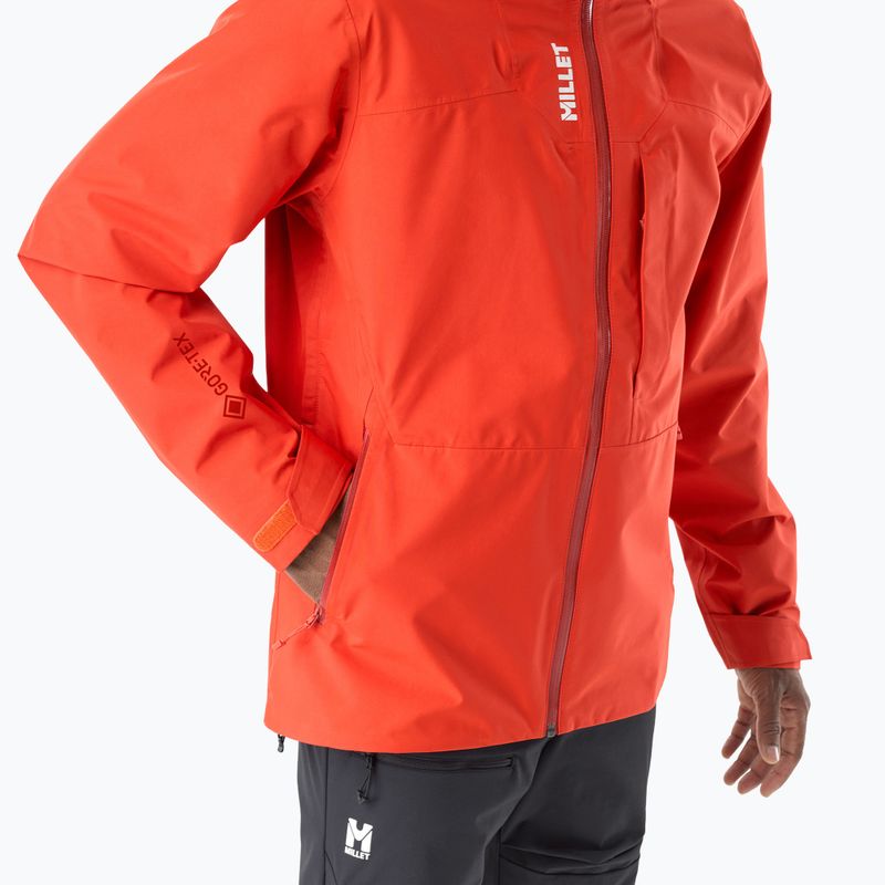 Férfi esőkabát Millet Kamet Gore-Tex Jacket Jacket paprika 5