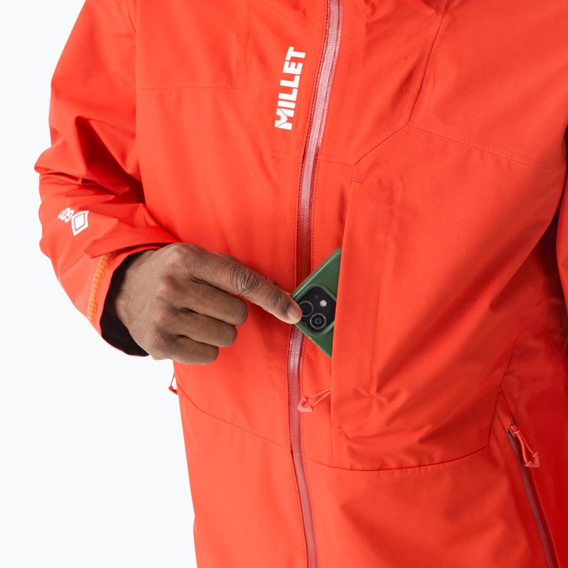 Férfi esőkabát Millet Kamet Gore-Tex Jacket Jacket paprika 6
