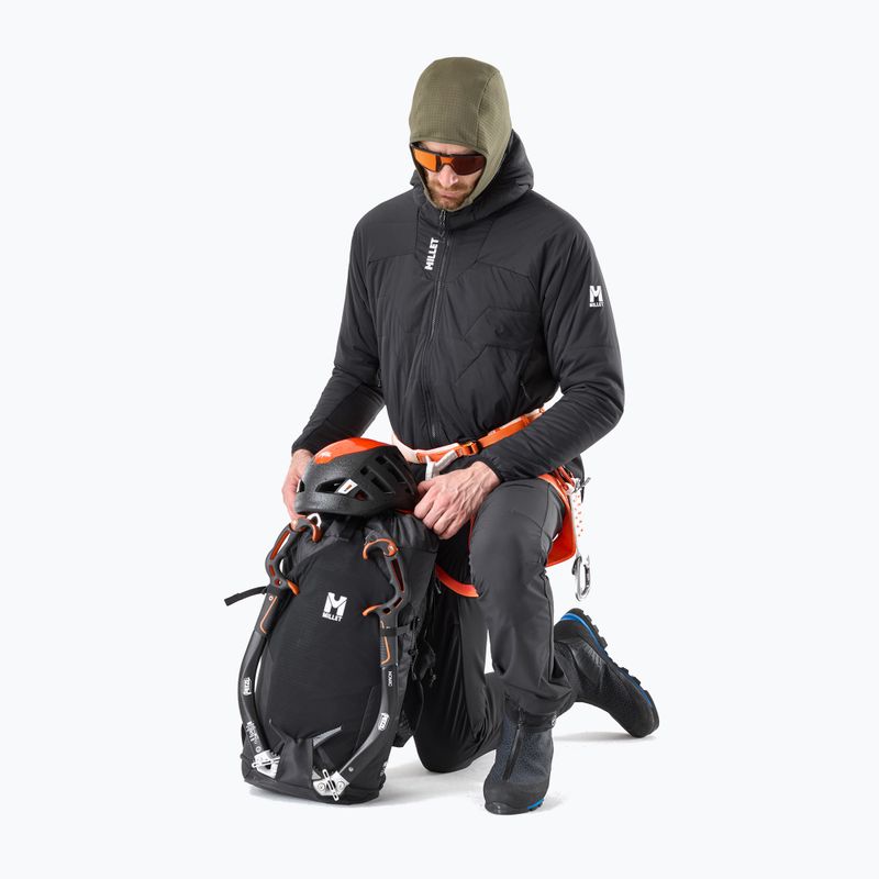 Férfi bélelt kabát Millet Kamet Primaloft Hoodie Jacket black 2
