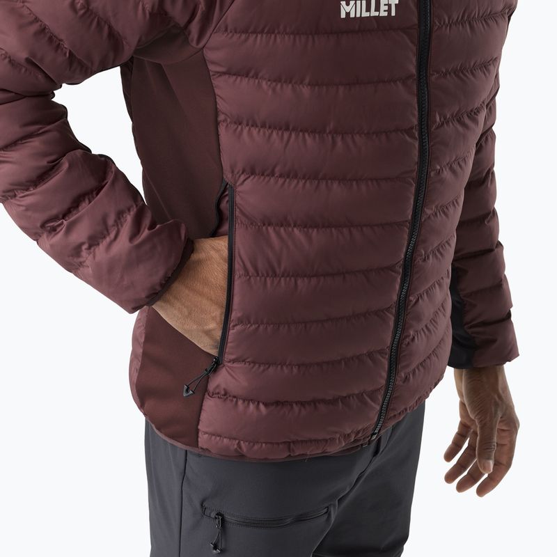 Férfi bélelt kabát Millet Fitz Roy Warm Hoodie Jacket truffle 5