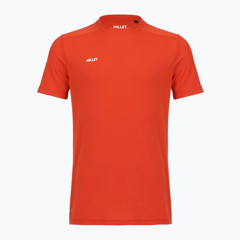 Férfi póló Millet Fusion SS paprika