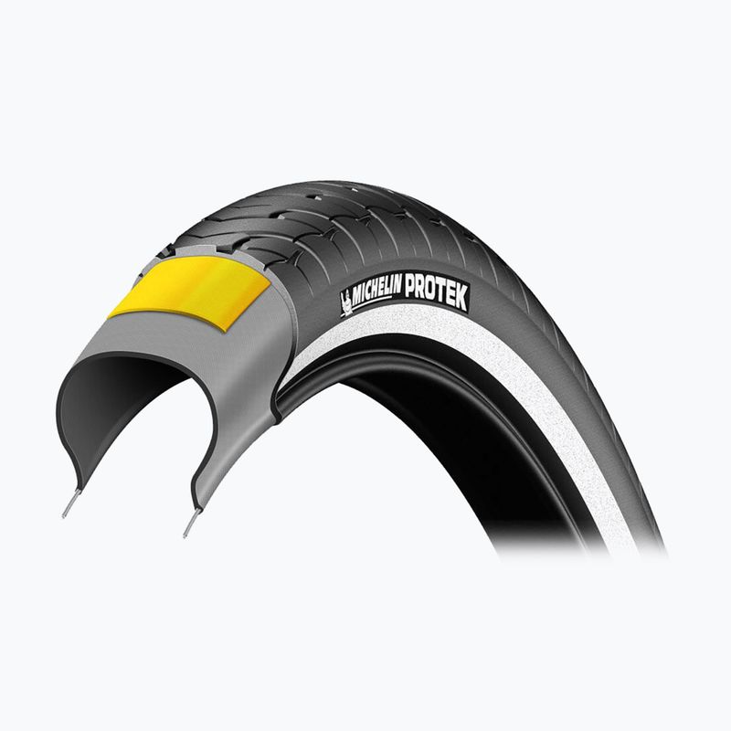 Michelin Protek Wire Access Line kerékpár gumiabroncs 700x35C vezeték fekete 00082248 4