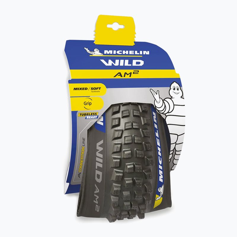 Michelin Wild AM2 TS TLR Kevlar Competition Line kerékpár gumiabroncs 873922 gördülő fekete 00082207 4