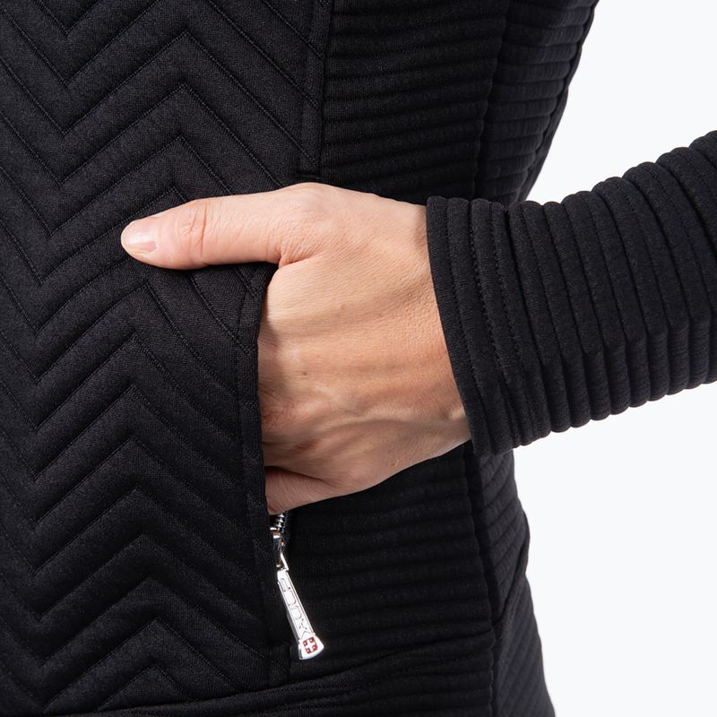 Női széldzseki Aulp Simix Jacquard Knit black 5