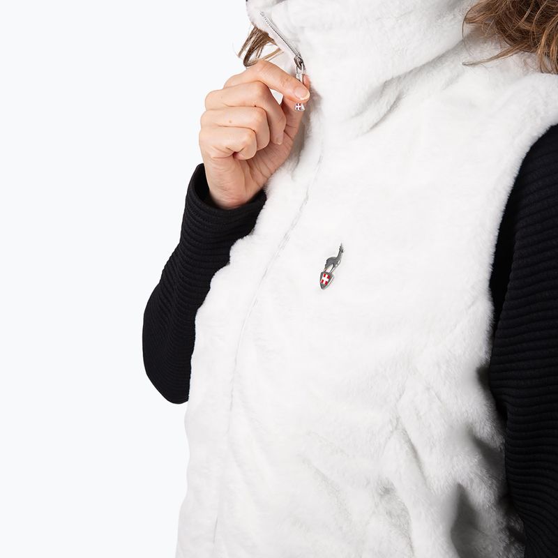 Női széldzseki Aulp Vampa Faux Fur snow 3