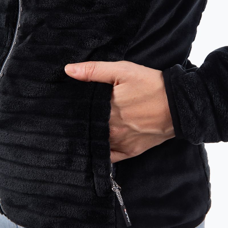 Női pulóver Aulp Verko Coral Fleece black 4